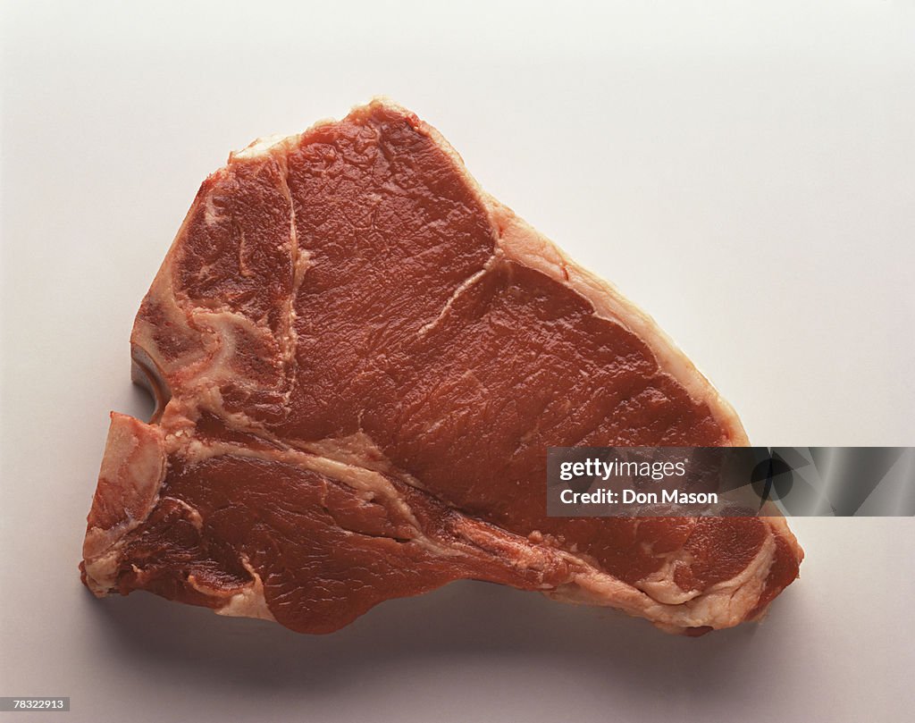 Raw steak