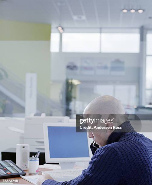 Hard Working Computer Worker 340 Respond Computer Stock Photos, High-Res Pictures, and Images ...