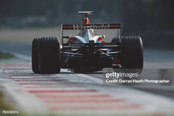 Alessandro "Alex" Zanardi of Italy drives the Winfield Williams Williams FW21 Supertec V10 during the Formula One Italian Grand Prix on 12 September...