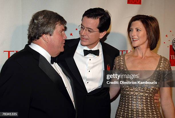 Ed McCarrick, Stephen Colbert and Evie McGee Colbert