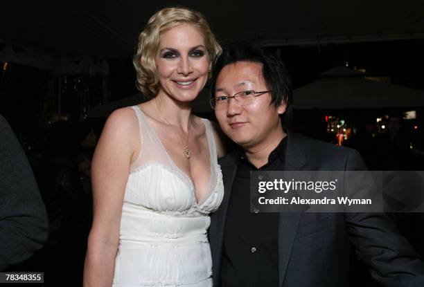 Elizabeth Mitchell and Masi Oka at The Hollywood Life Breakthrough of the Year Awards After Party held at The Henry Fonda Music Box Theater on...