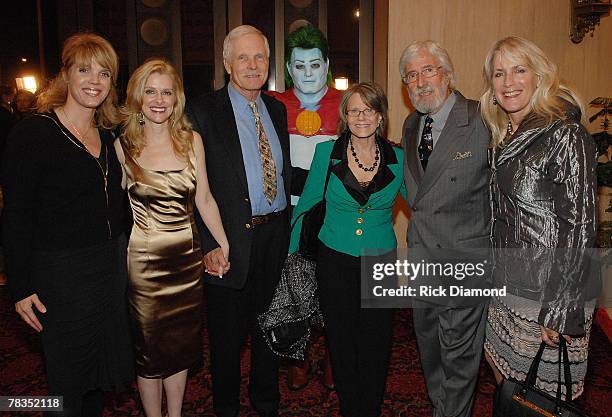 Chairperson Captain Planet Foundation, Laura Turner Seydel, Elizabeth Dewberry, Ted Turner, Captain Planet, CP's Barbara Pyle, Jean-Michel Cousteau...