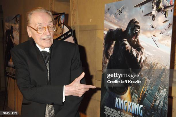 Forrest J. Ackerman, editor of "Famous Monsters of Filmland" magazine Coinciding with the March 28, 2006 DVD release of "King Kong", Universal...