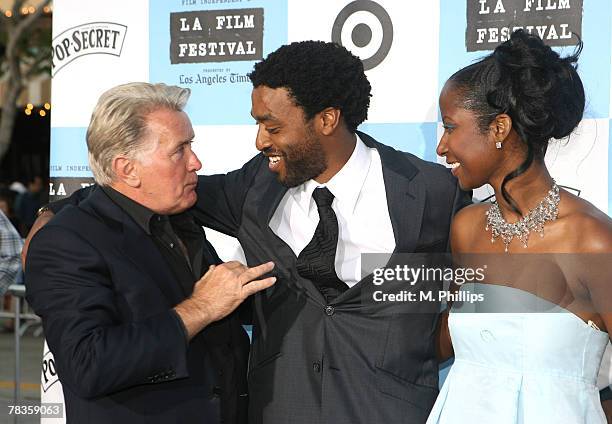 Martin Sheen, Chiwetel Ejiofor and Elle Downs