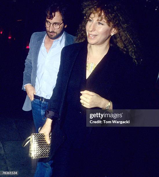 Steven Spielberg and Barbra Streisand