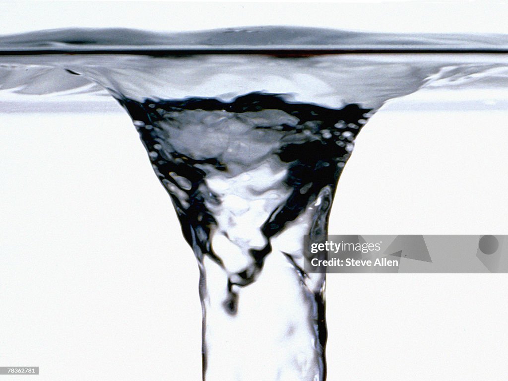 Close-up of water funnel
