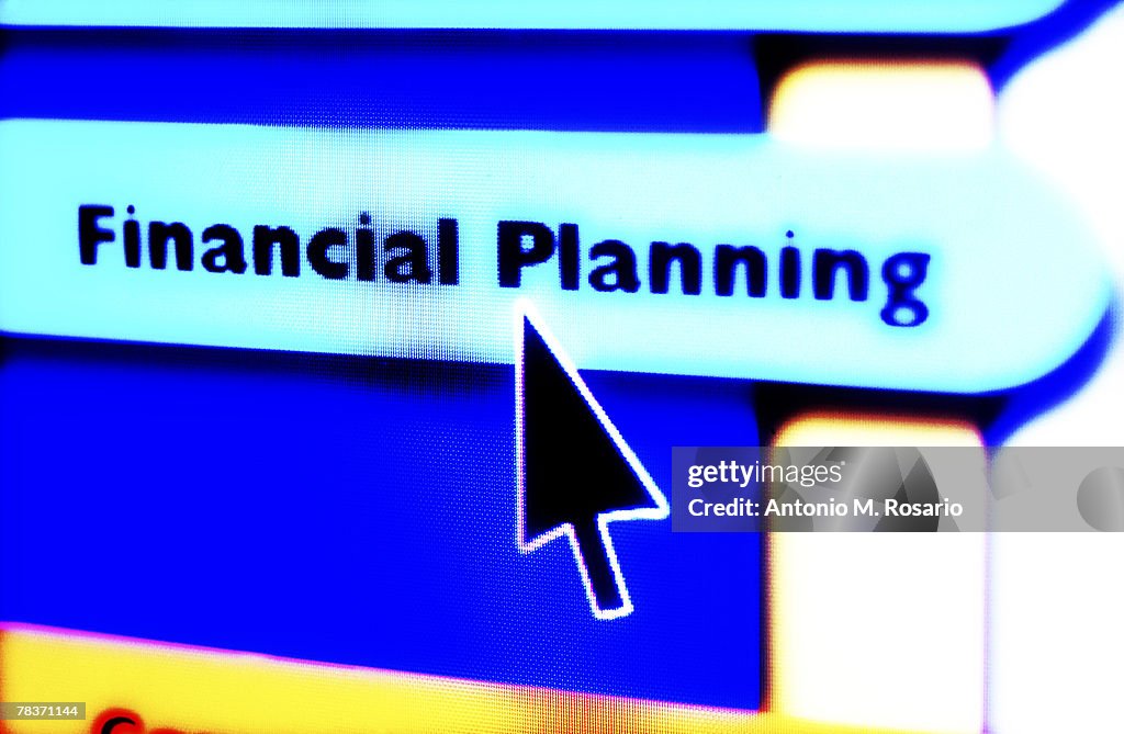 Financial planning button