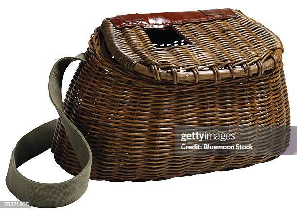 Empty Wicker Laundry Basket High-Res Stock Photo - Getty Images