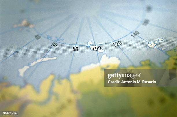 Closeup Of Map High-Res Stock Photo
