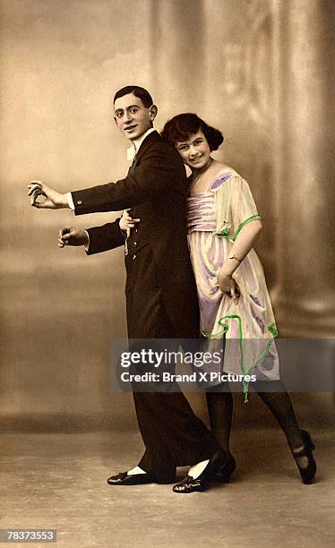 dancing couple - vaudeville stock pictures, royalty-free photos & images