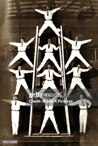 Human Pyramid Training Human Pyramid High-Res Stock Photo - Getty Images