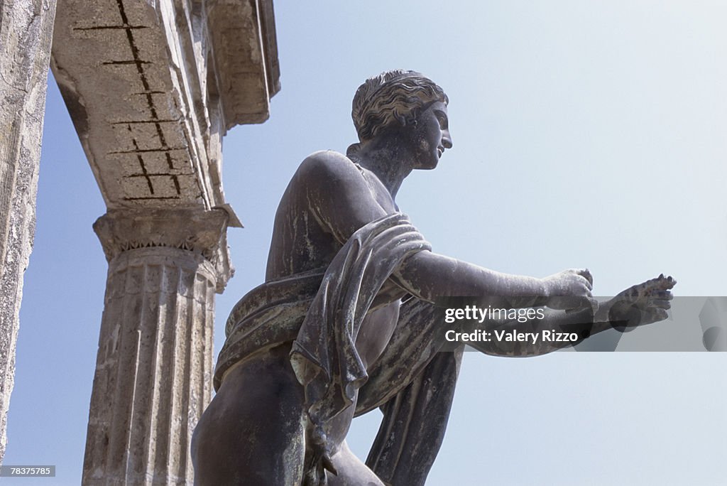 Statue of Apollo, Pompeii, Italy