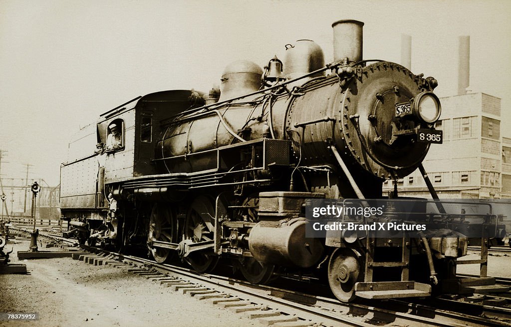 Train with conductor