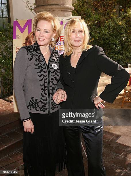 Actresses Jean Smart and Sally Kellerman at the More Magazine and Women In Film filmmaker luncheon at Chateau Marmont on December 10, 2007 in West...