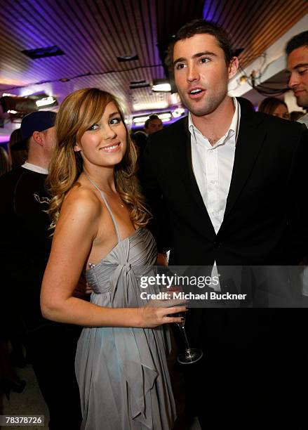 Television personalities Lauren Conrad and Brody Jenner attend "The Hills" Season Finale Party at Area December 10, 2007 in Hollywood, California.