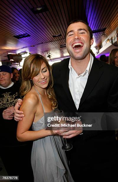 Television personalities Lauren Conrad and Brody Jenner attend "The Hills" Season Finale Party at Area December 10, 2007 in Hollywood, California.