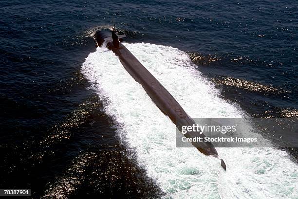 submarine uss pennsylvania. - ballistic missile stock-fotos und bilder