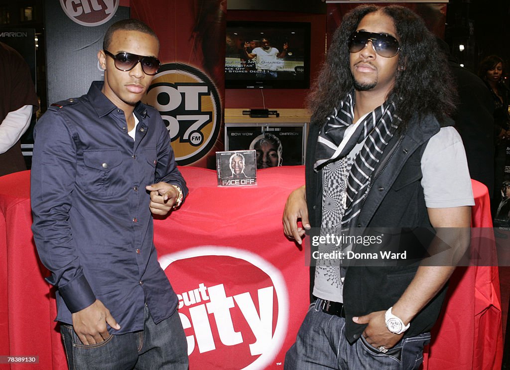 Bow Wow And Omarion Sign Their New Album "FACE OFF" - New York