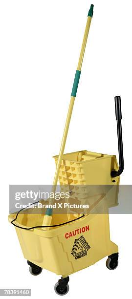 mop and bucket - buckets stock pictures, royalty-free photos & images