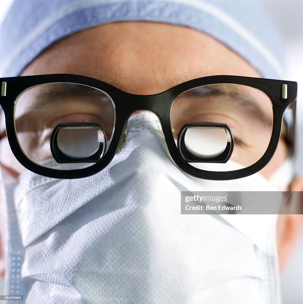 Surgeon With Magnification Glasses High-Res Stock Photo - Getty Images