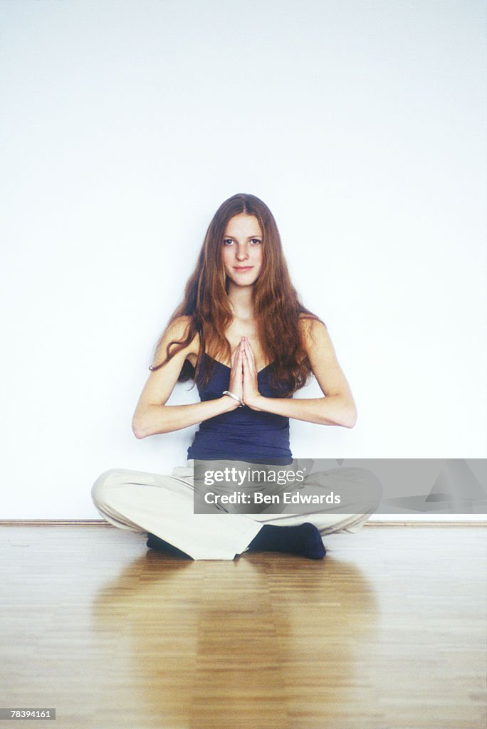 Woman doing yoga