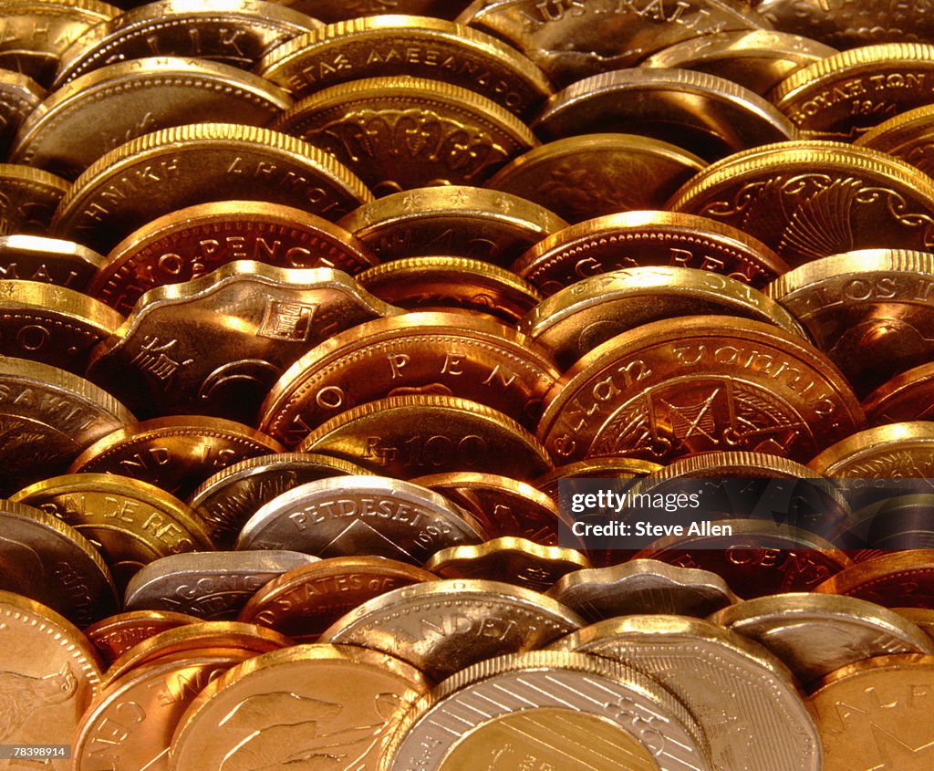 Rows of coins