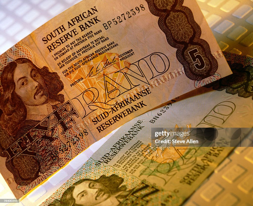 South African rands