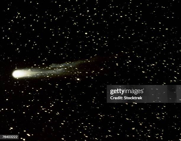 halley's comet - comet stock pictures, royalty-free photos & images