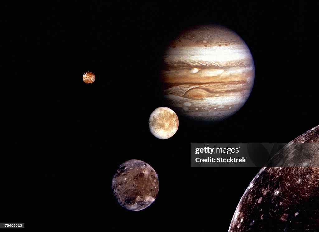 Jupiter and its moons