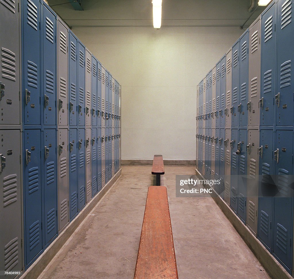 Gym locker room