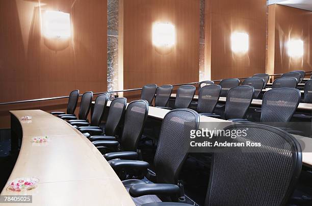 vacant auditorium - shareholder's meeting bildbanksfoton och bilder