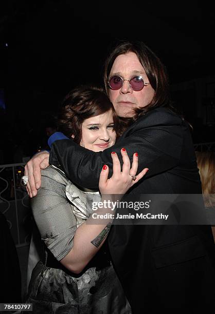 Kelly Osbourne and Ozzy Osbourne