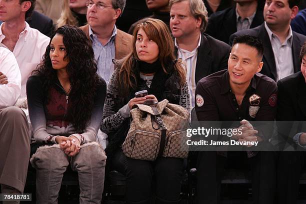 Ciara with guest and B.D. Wong