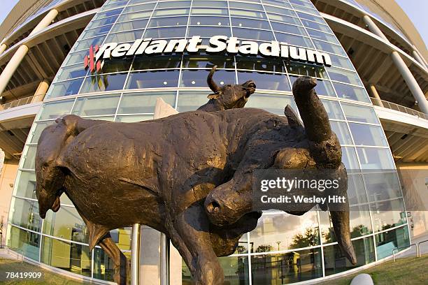 Reliant Stadium, home of the Houston Texans after their game against the Tampa Bay Buccaneers on December 9, 2007 in Houston, Texas. The Texans...