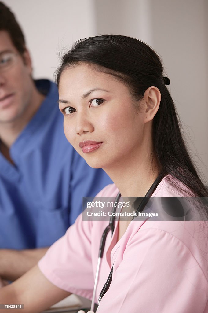 Portrait of medical physician