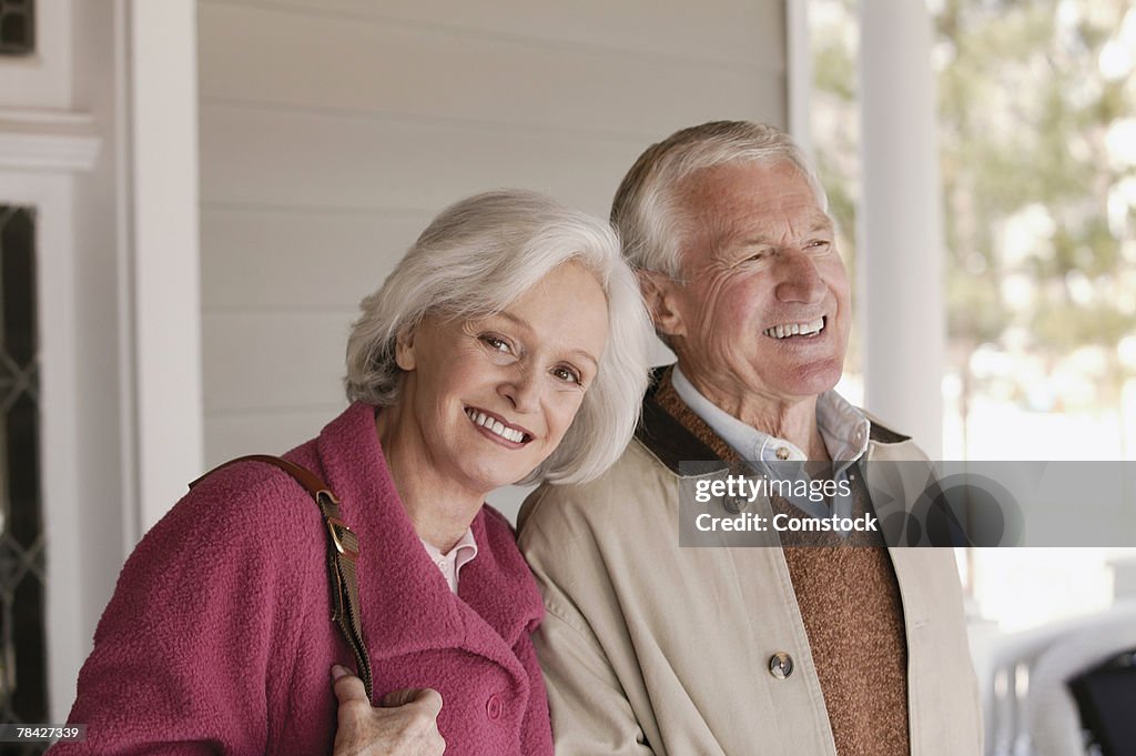 Couple on porch