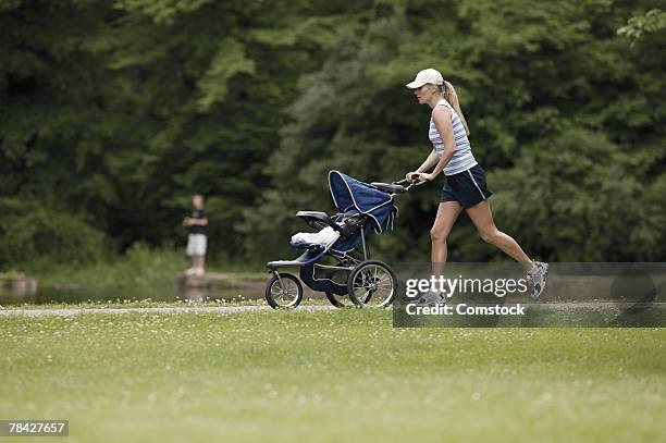 Running With Baby 1,239 Baby Jogging Stroller Stock Photos, High-Res Pictures, and Images ...