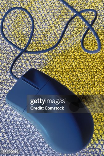 Computer mouse on textured surface Computer mouse on textured surface