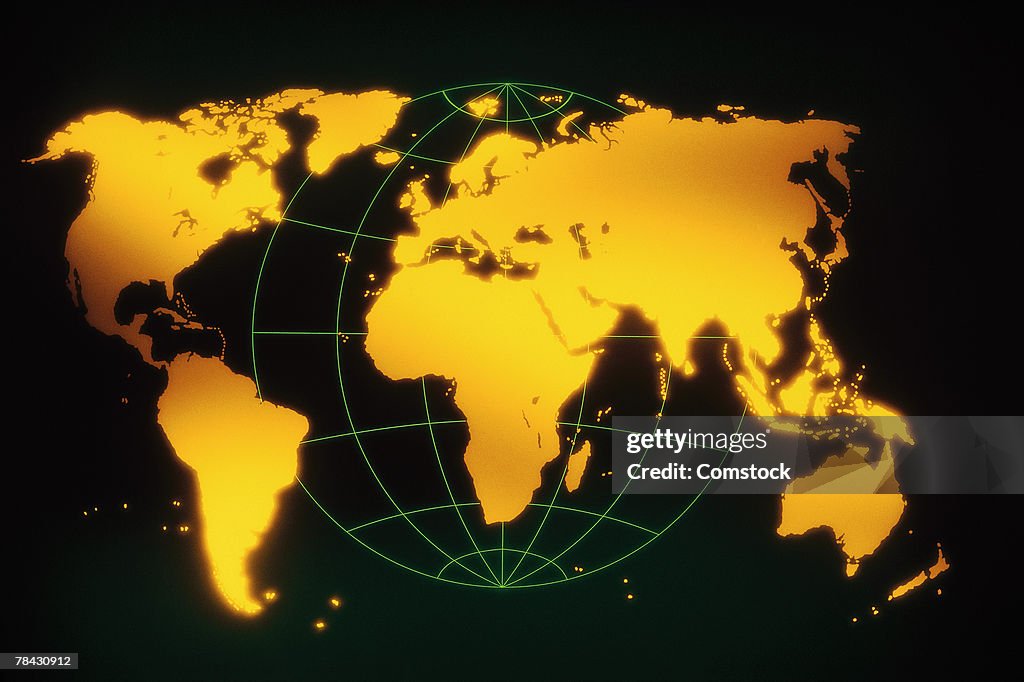 Graphy Map Graphic Map Of The World High-Res Vector Graphic - Getty Images