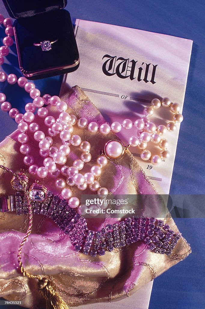 Jewelry on top of will