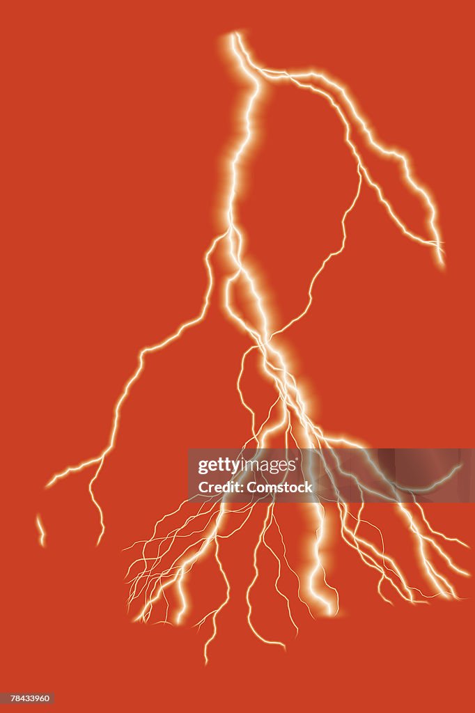 Composite of multi-pronged lightning bolt