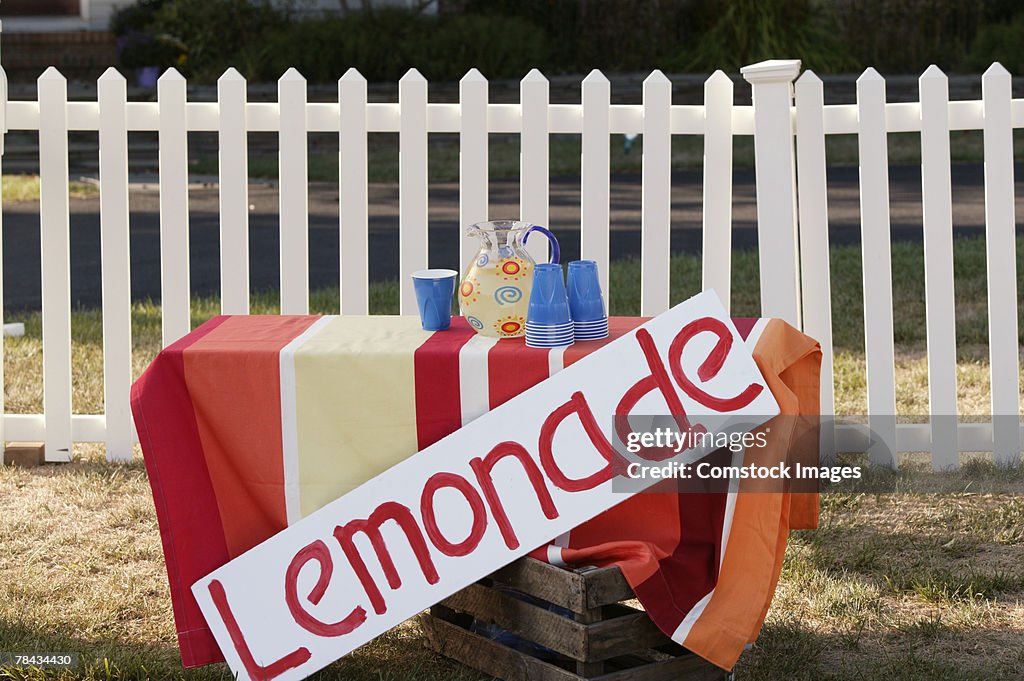 Abandoned lemonade stand