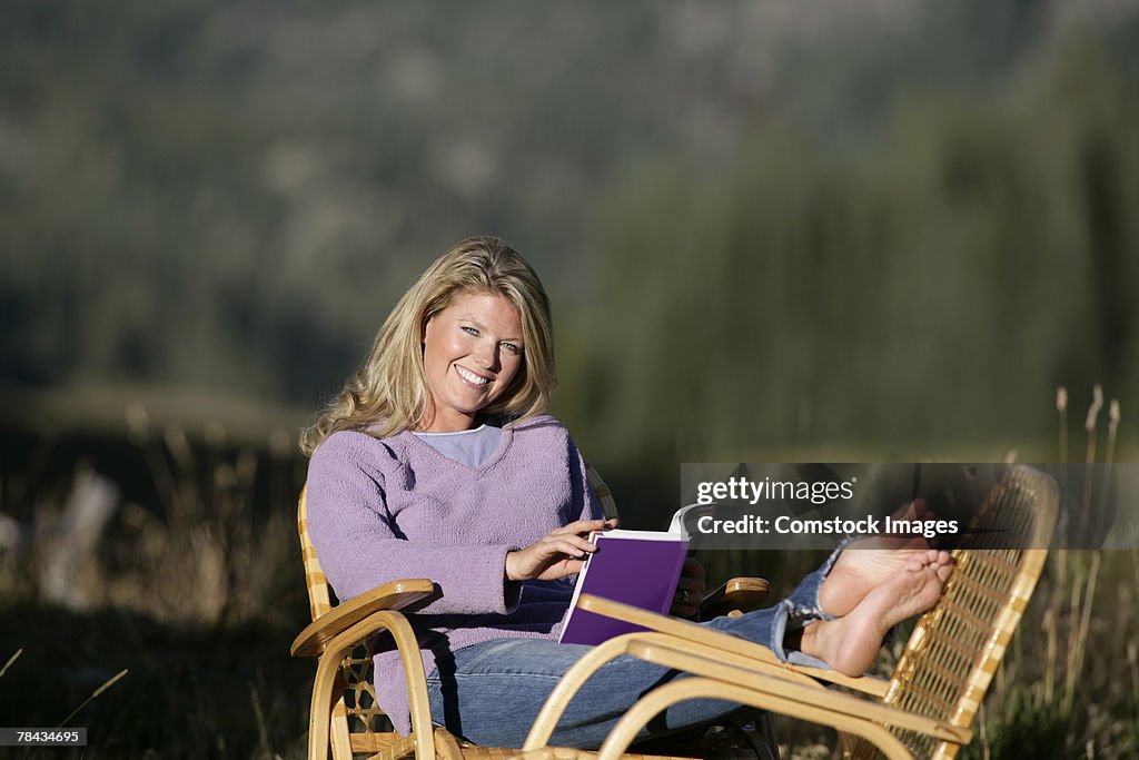 Woman reading