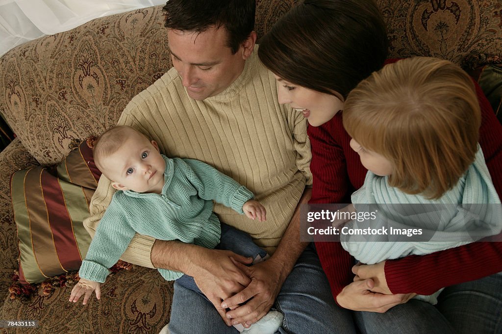 Family sitting together