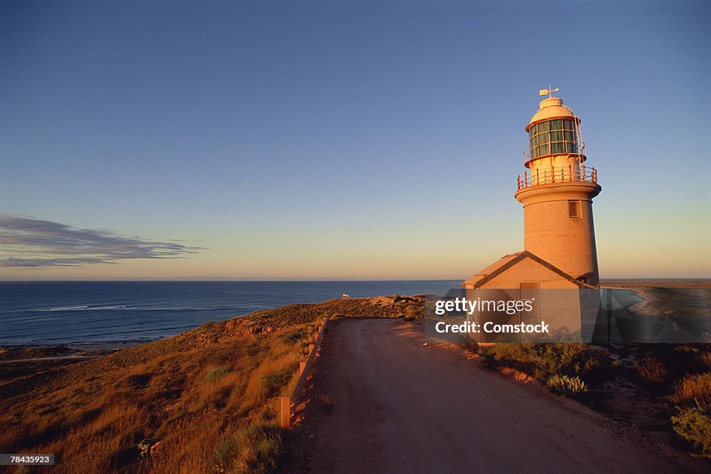 Sunset at Ningaloo Lighthouse , Australia