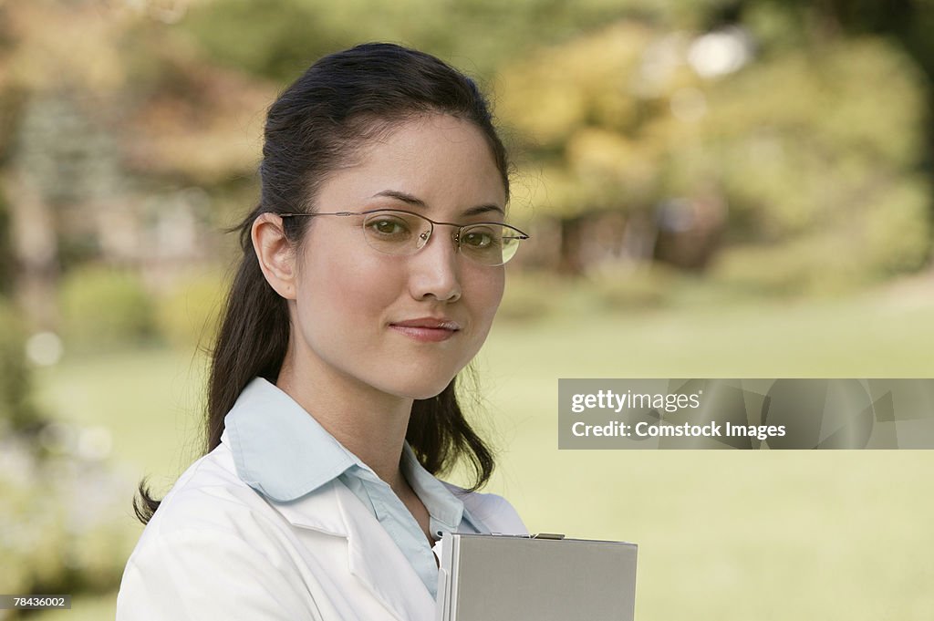 Doctor smiling