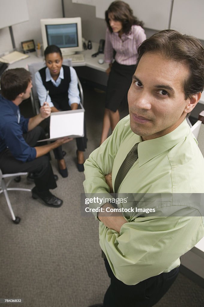 Businessman in a meeting