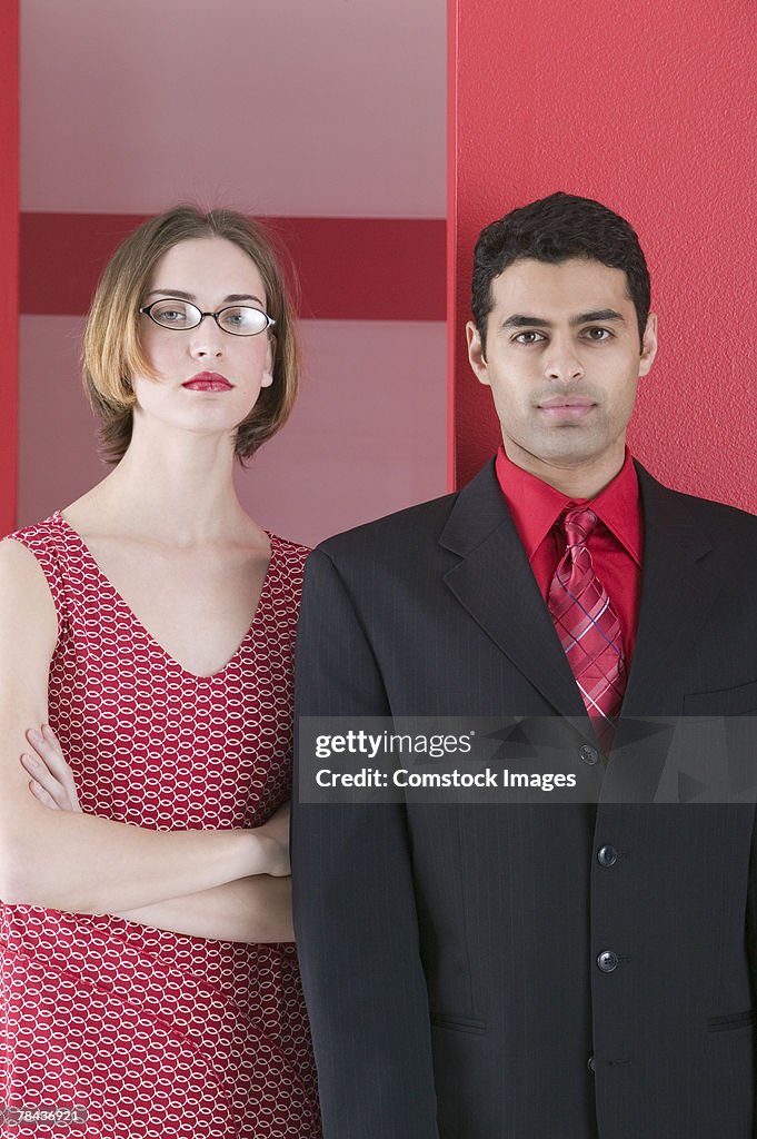 Portrait of a man and woman