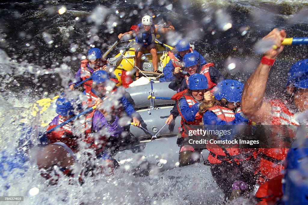 Whitewater rafting