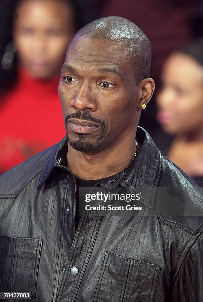 Actor Charlie Murphy attends a taping of BET's 106 & Park at the BET Studios on December 12, 2007 in New York City.